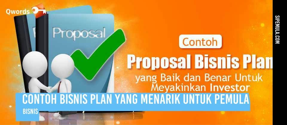 contoh bisnis plan yang menarik