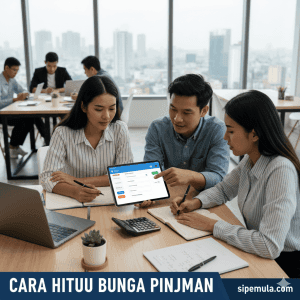 cara hitung bunga pinjaman