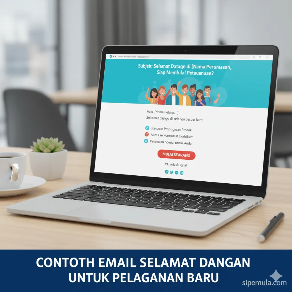 contoh email selamat datang untuk pelanggan baru