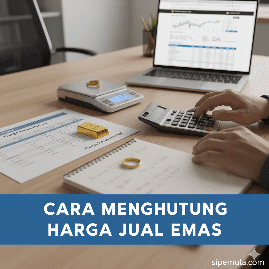cara menghitung harga jual emas