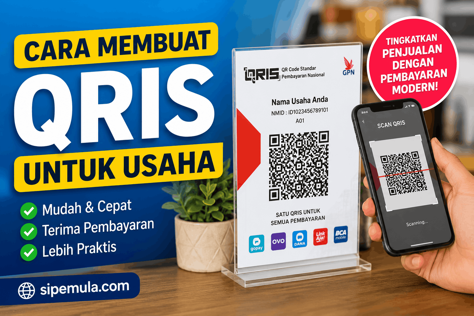 cara membuat qris untuk usaha